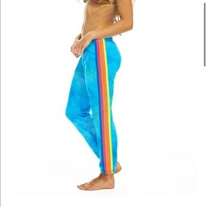 WOMEN'S HAND DYED 5 STRIPE SWEATPANTS